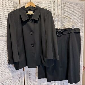 Talbots Black 2-piece Suit 16W/18W